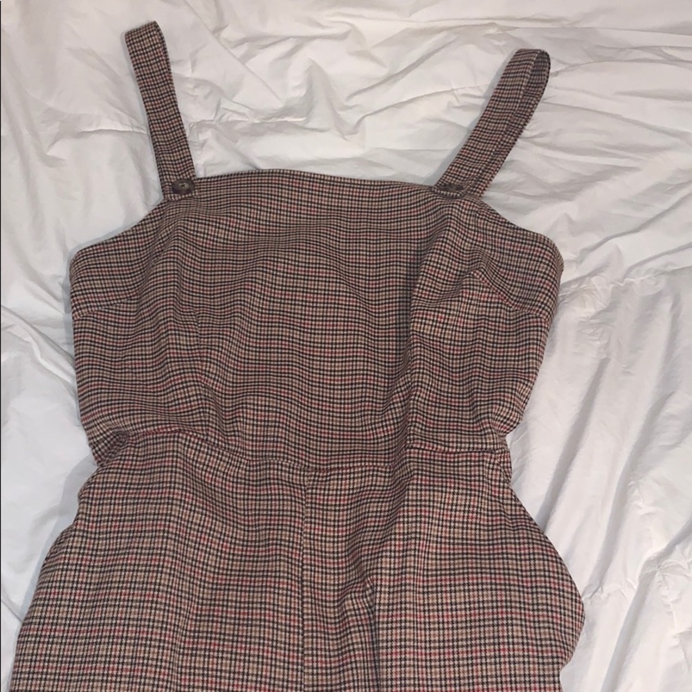 Plaid jumpsuit